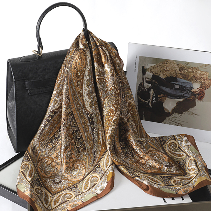 Bohemian Style Print Luxury Br - đánh giá và giá Scarf Silk Square