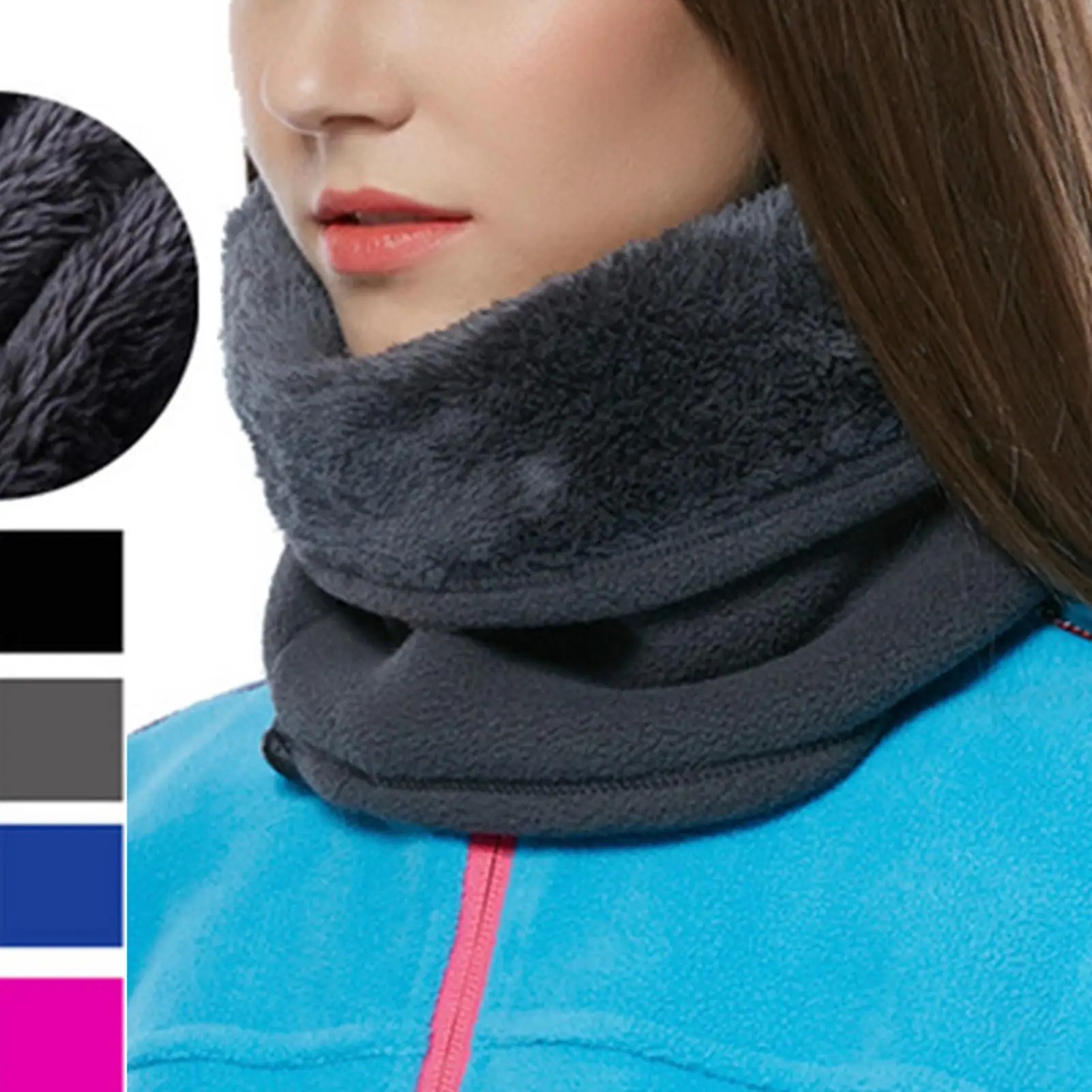 Outdoor Women Men Winter Warm  - đánh giá và giá Infinity Scarf Knit