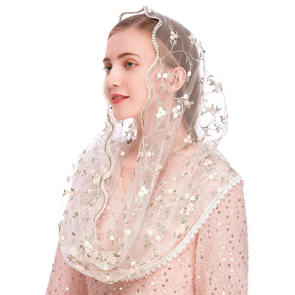 Women Chapel Veils Lady Mantil - đánh giá và giá Infinity Scarf Knit