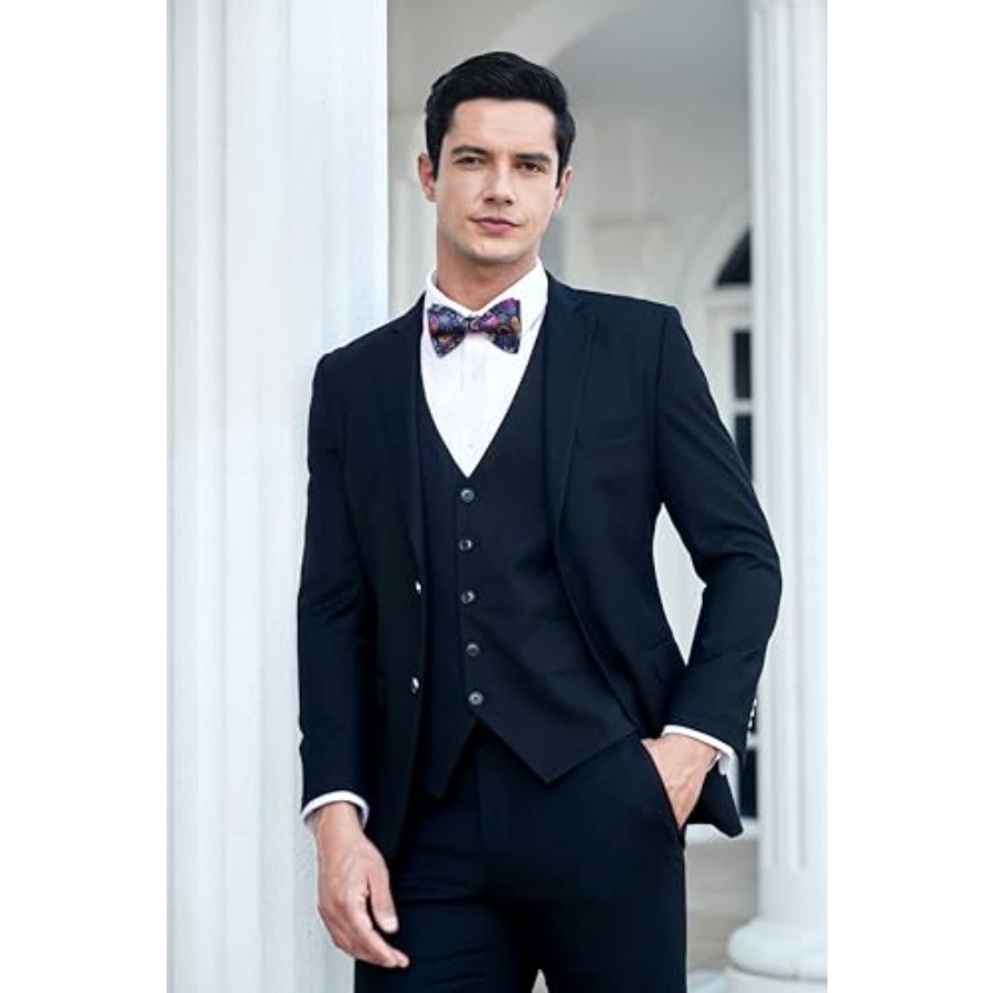 Bow Ties for Men Floral Bowtie - đánh giá và giá Pocket Square Set