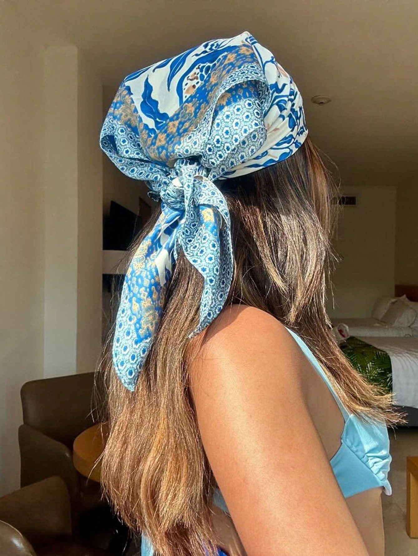 Luxury Brand Bohemia Print Squ - đánh giá và giá Face Scarf Mask