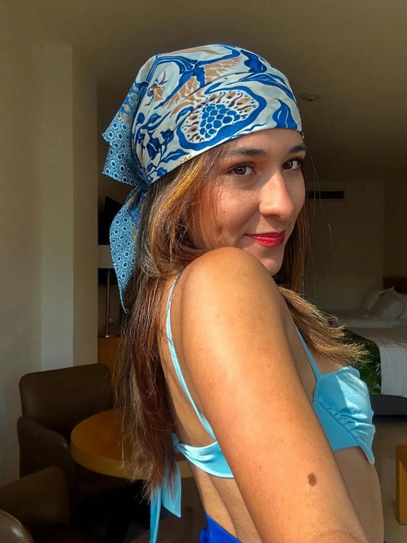 Luxury Brand Bohemia Print Squ - đánh giá và giá Face Scarf Mask