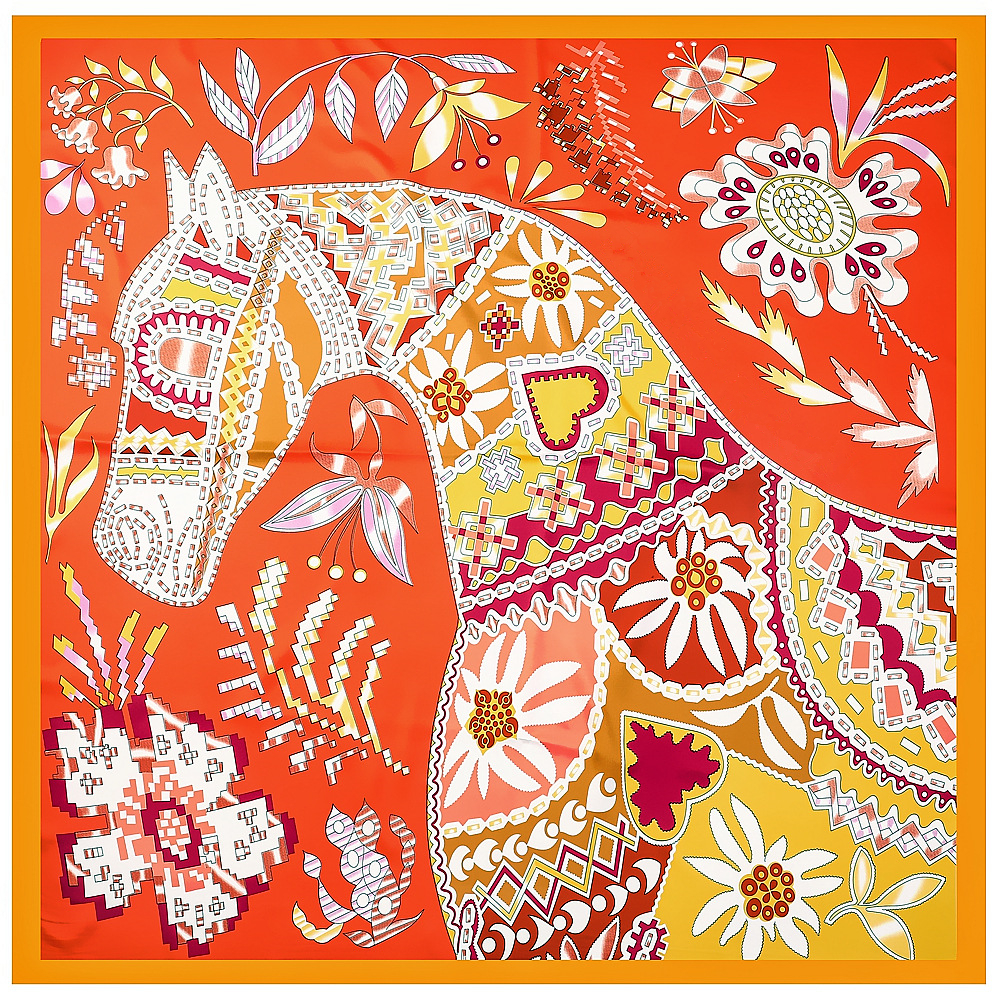130cm Brand Women Scarves Desi - đánh giá và giá Scarf Silk Square