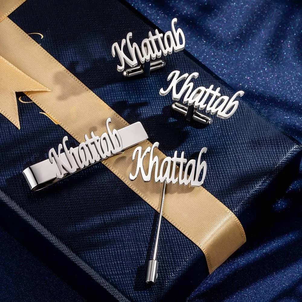 Personalized Cufflinks/Lapel P - đánh giá và giá Tie Bar Set Gift
