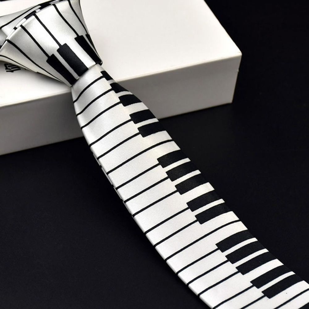 Skinny Piano Black & White Men - đánh giá và giá Skinny Tie Men