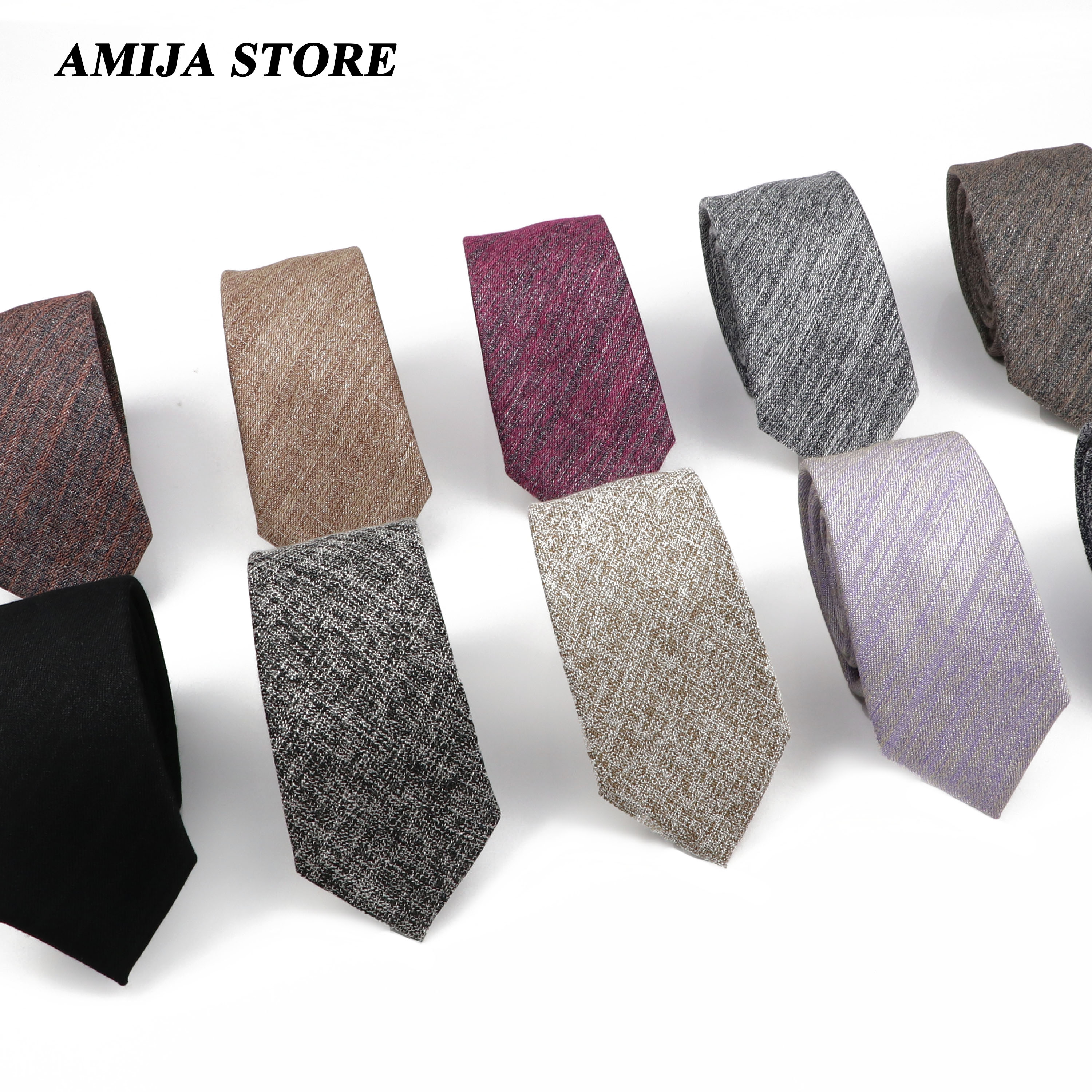 High Quality Ties For Men 6cm  - đánh giá và giá Skinny Tie Men