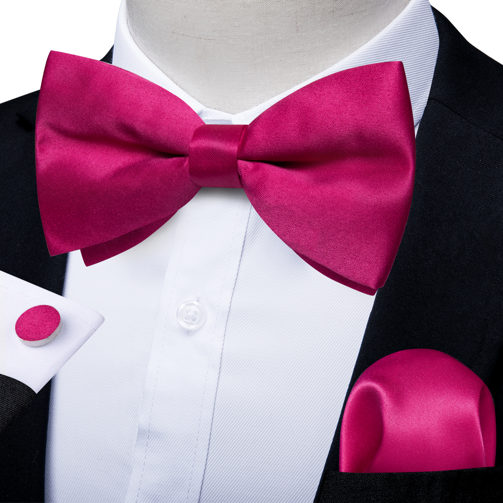 Men's Solid Pre-tied Bowtie Ro - đánh giá và giá Bow Tie Pre Tied