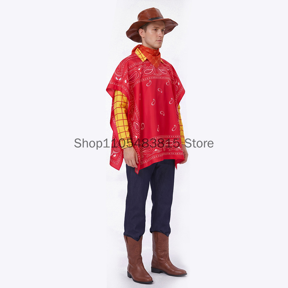 Men's Woody Cosplay costume To - đánh giá và giá Ascot Neck Scarf