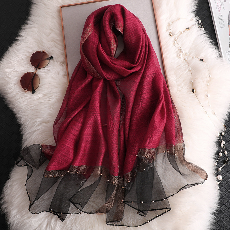 2024 Luxury 100% Silk Shawl Sc - đánh giá và giá Scarf Silk Square