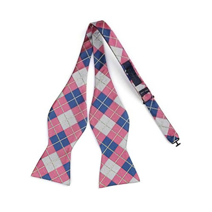 Bow Ties for Men Check Plaid S - đánh giá và giá Pocket Square Set