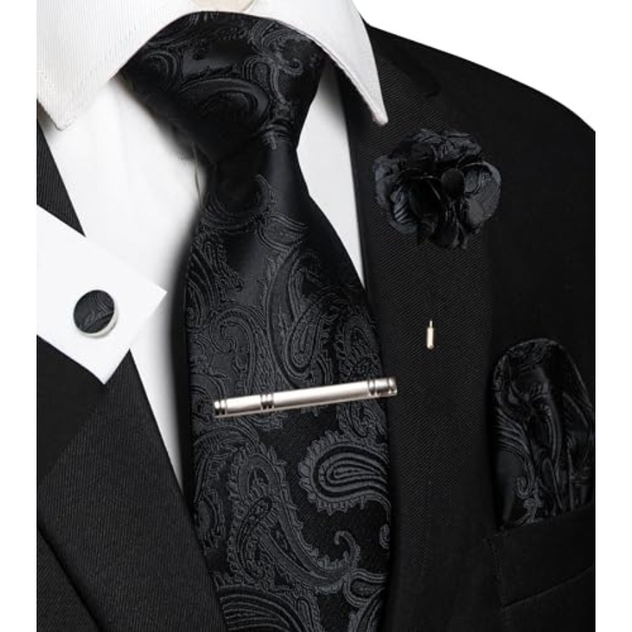 Mens Paisley Tie and Pocket Sq - đánh giá và giá Pocket Square Set