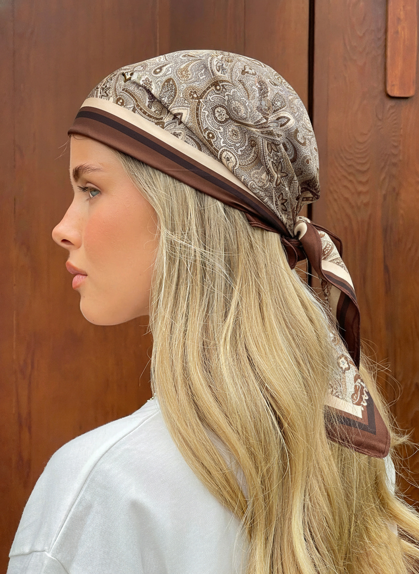 Luxury Spring Silk Scarf Women - đánh giá và giá Silk Tie Striped