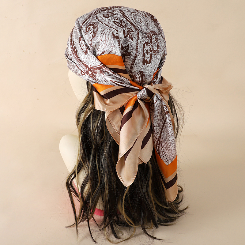 Luxury Spring Silk Scarf Women - đánh giá và giá Silk Tie Striped