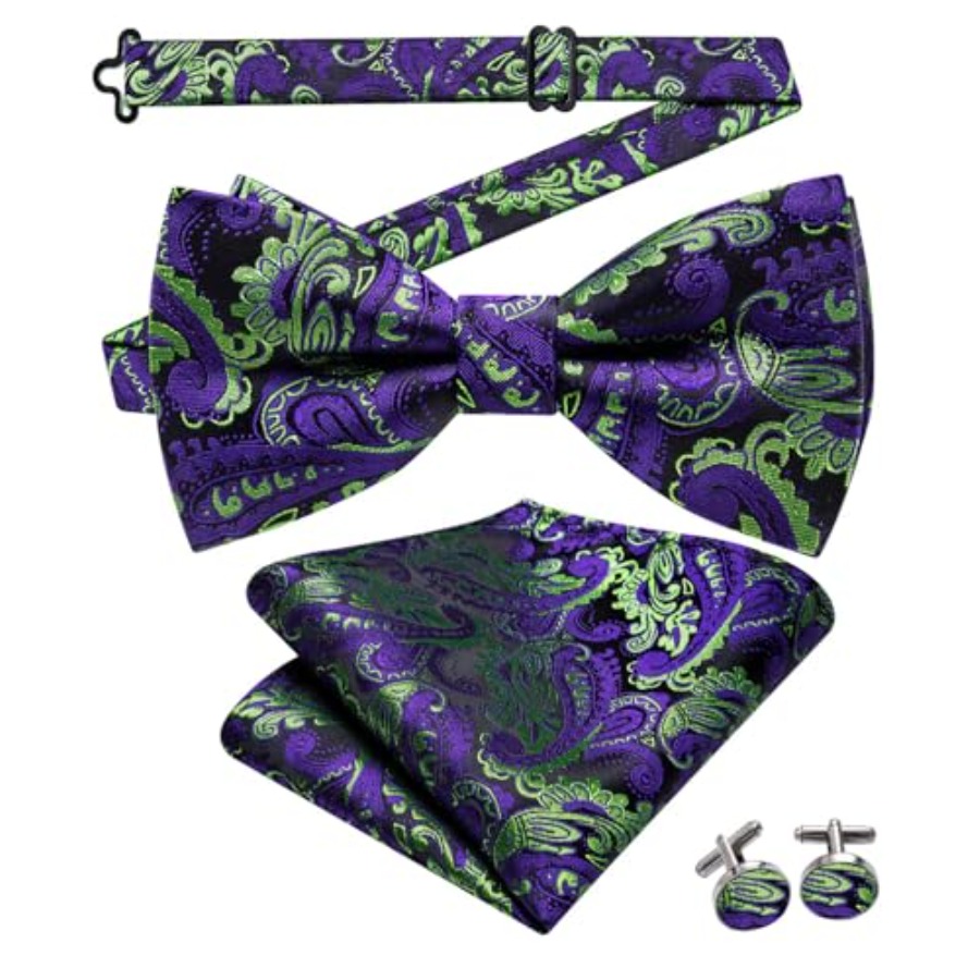 Mens Paisley Striped Bowtie Se - đánh giá và giá Bow Tie Pre Tied