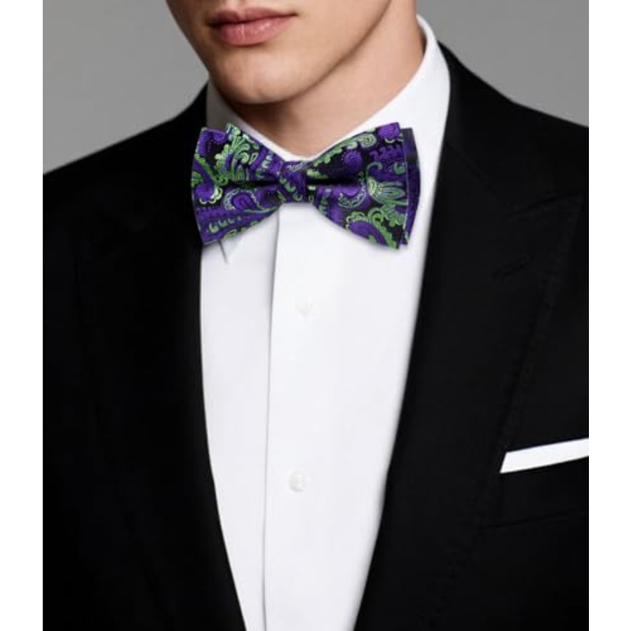 Mens Paisley Striped Bowtie Se - đánh giá và giá Bow Tie Pre Tied