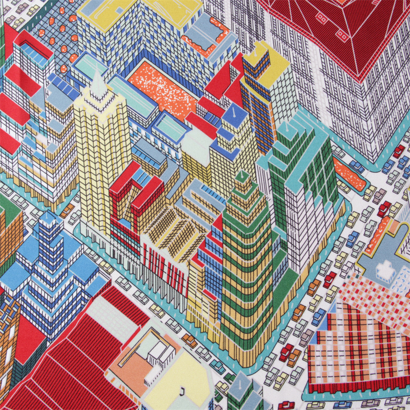 Silk Scarf Women Magic City Pr - đánh giá và giá Scarf Silk Square