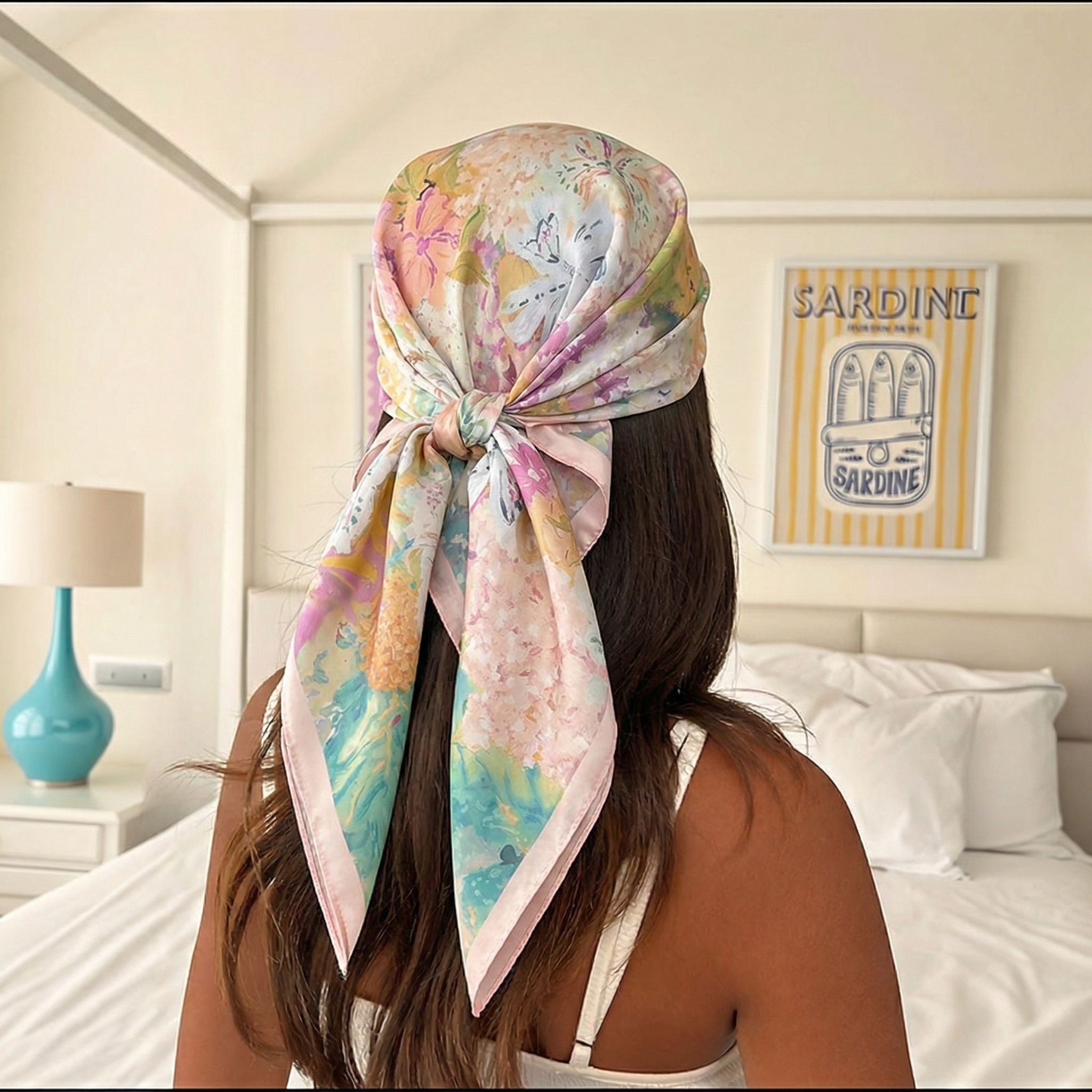 70*70cm Square Silk Scarf for  - đánh giá và giá Scarf Silk Square