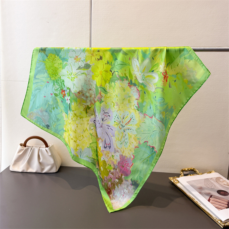 70*70cm Square Silk Scarf for  - đánh giá và giá Scarf Silk Square