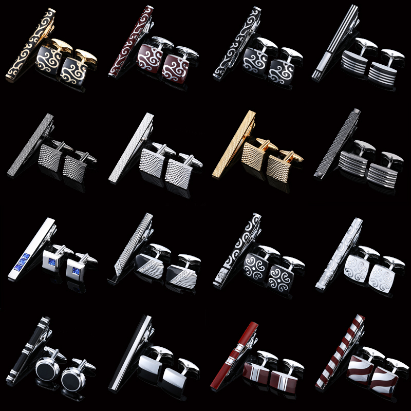 High quality cuff and tie clip - đánh giá và giá Tie Bar Set Gift