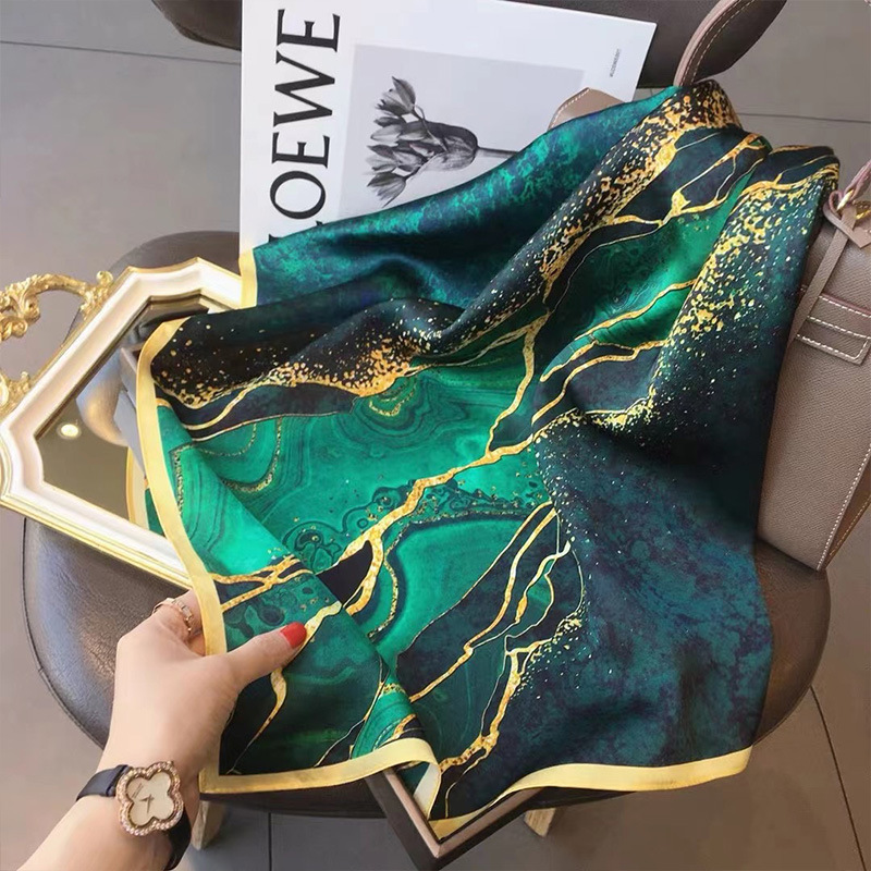 70x70cm Women Scarf Silk Feeli - đánh giá và giá Ascot Neck Scarf