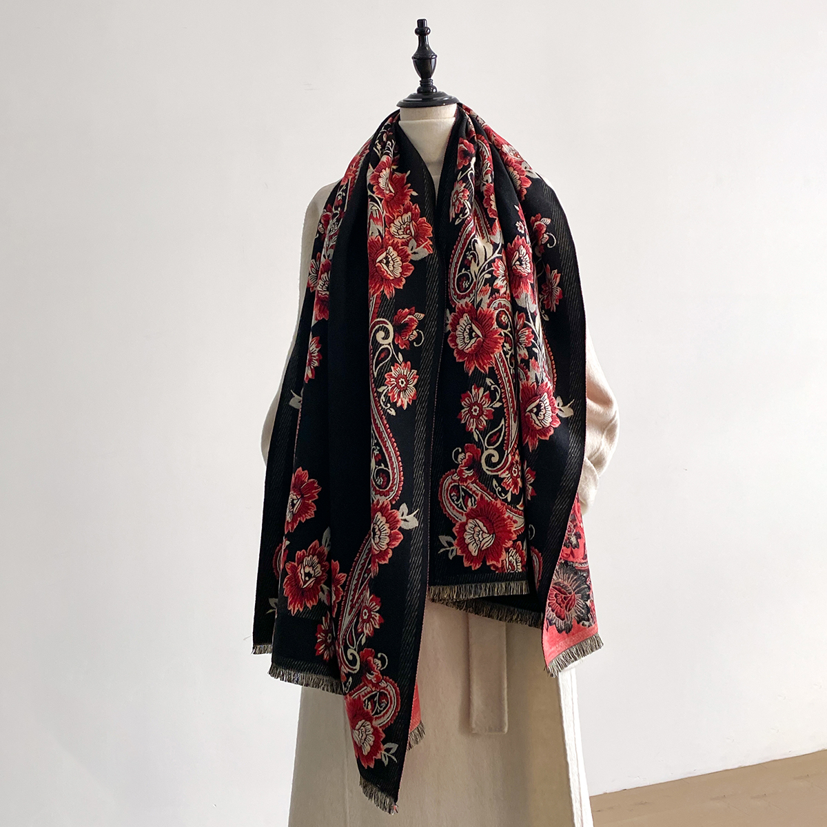 2025 Winter Luxury Imitation C - đánh giá và giá Woven Scarf Blanket