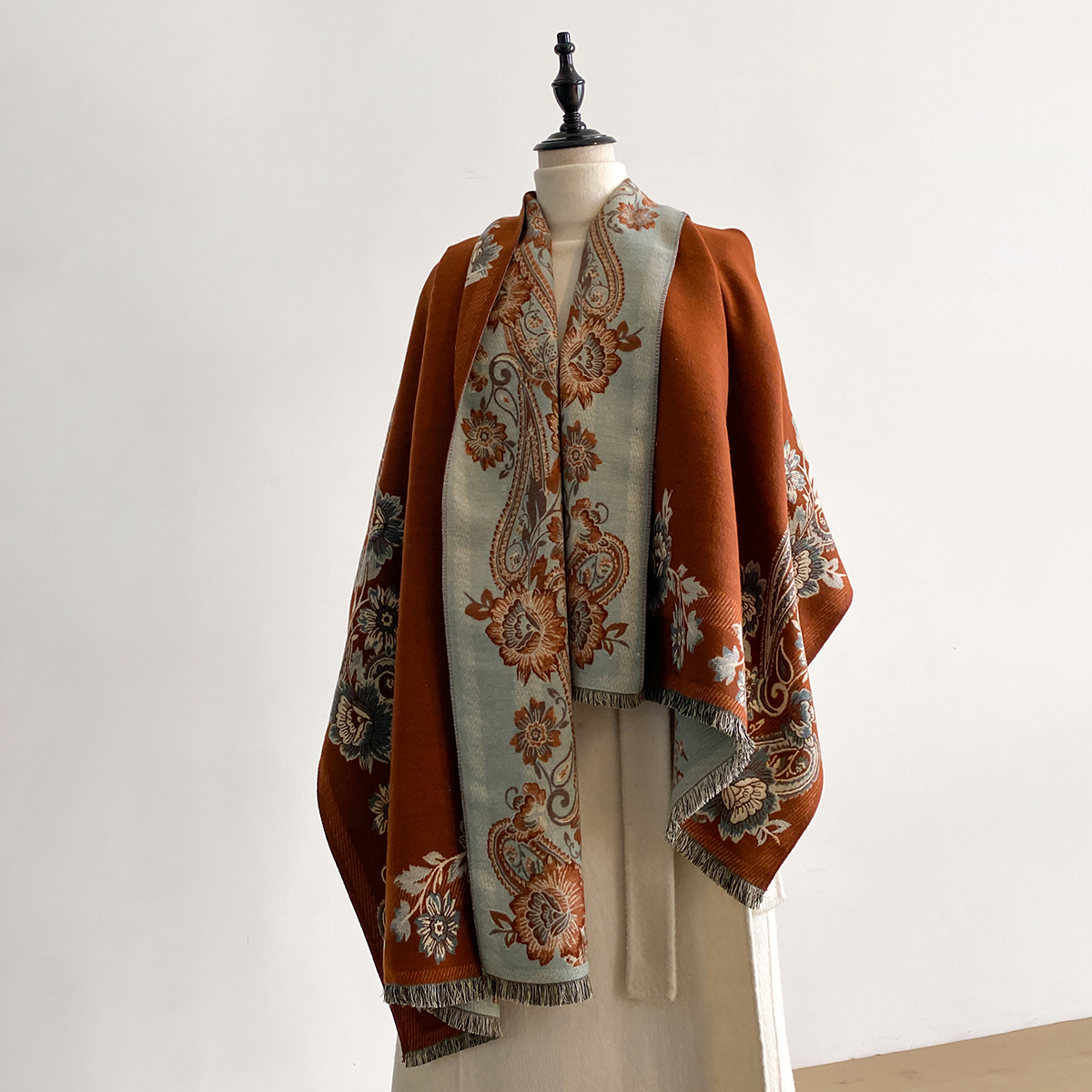 2025 Winter Luxury Imitation C - đánh giá và giá Woven Scarf Blanket