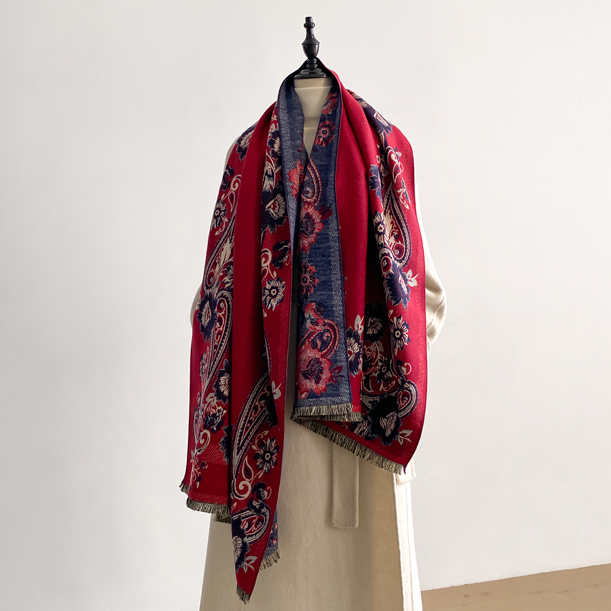 2025 Winter Luxury Imitation C - đánh giá và giá Woven Scarf Blanket