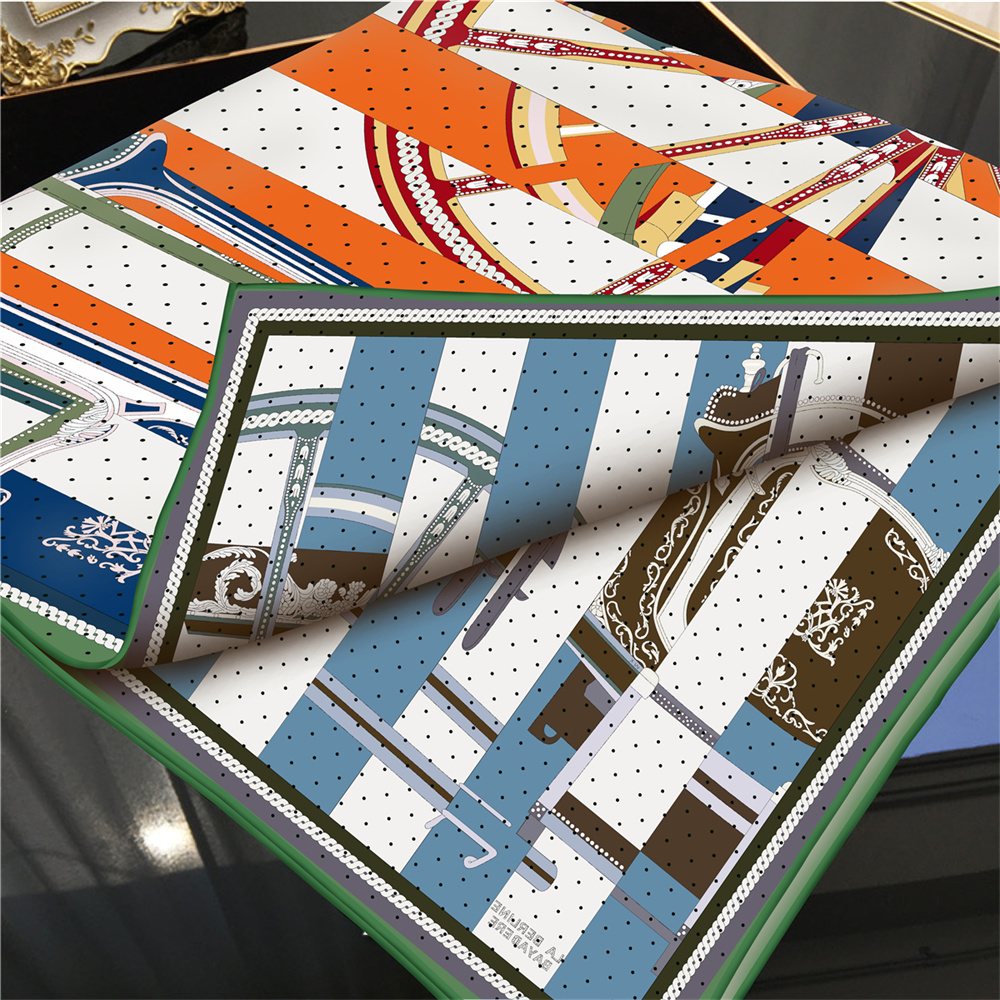 POBING Hand Rolled Twill Silk  - đánh giá và giá Scarf Silk Square