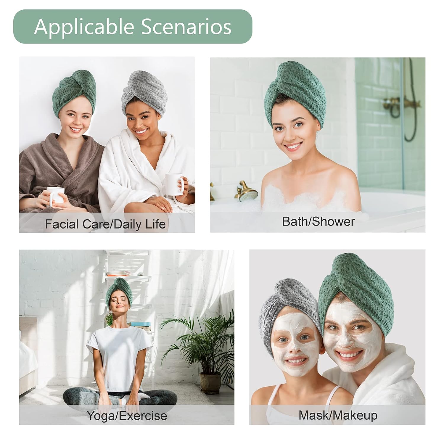 Microfiber Hair Drying Towel - - đánh giá và giá Head Wrap Turban